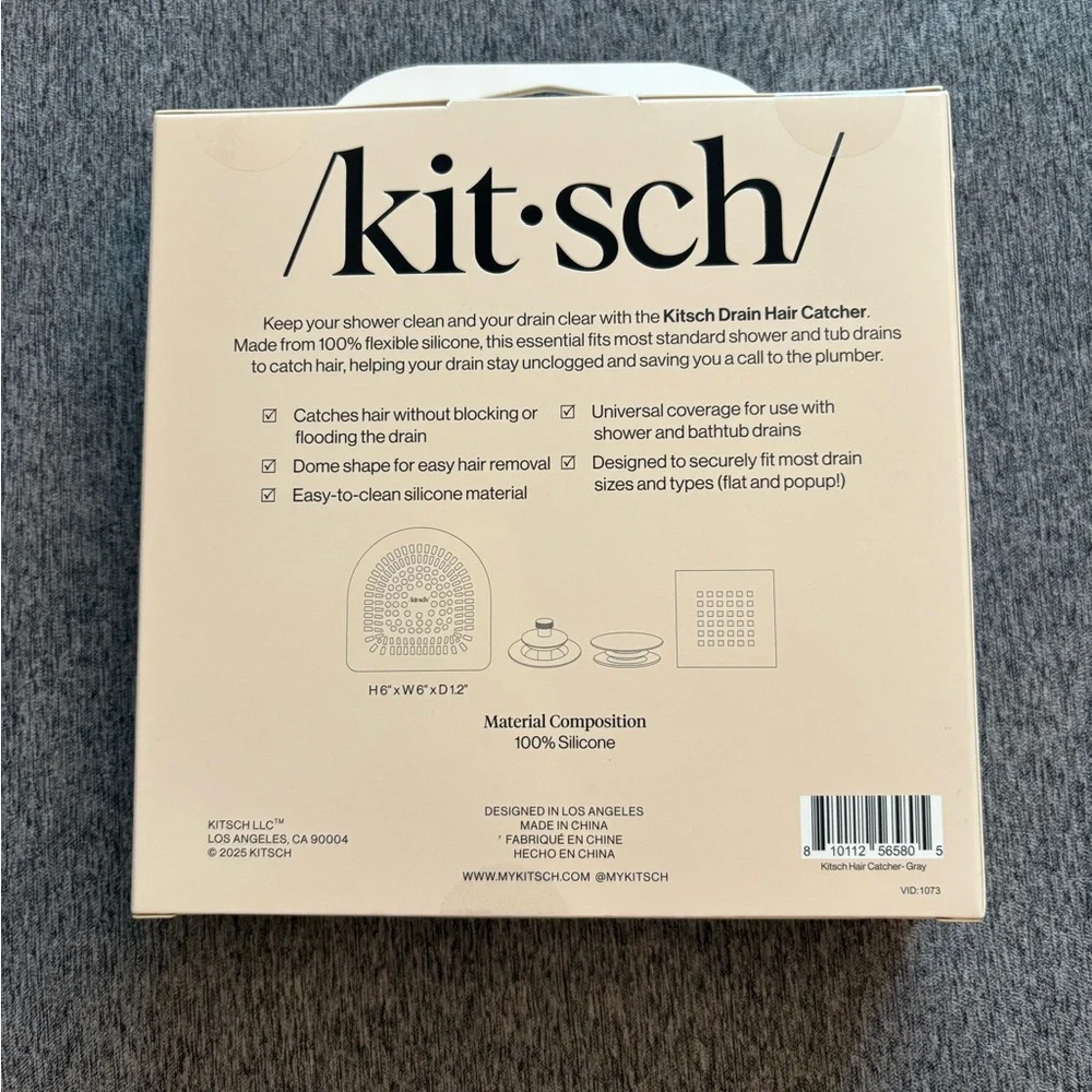 Kitsch White Drain Hair Catcher - Picture 2 of 8
